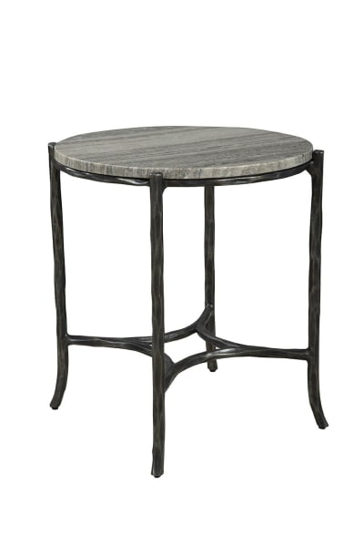 Stonewall - End Table - Pearl Silver / Black