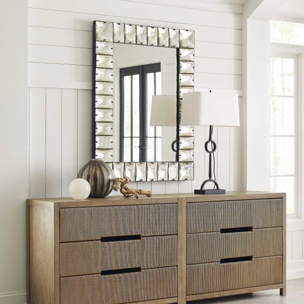 Tufted Mirror - Black
