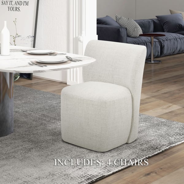 Accent Dining - Accent Dining Chairs (Set of 4) - Ivory