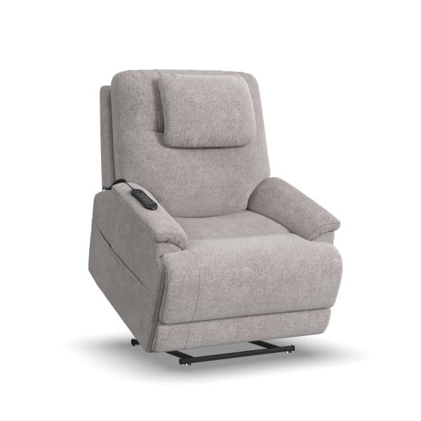 Zecliner Model 2 Petite - Power Lift Recliner With Power Headrest & Lumbar - Dove