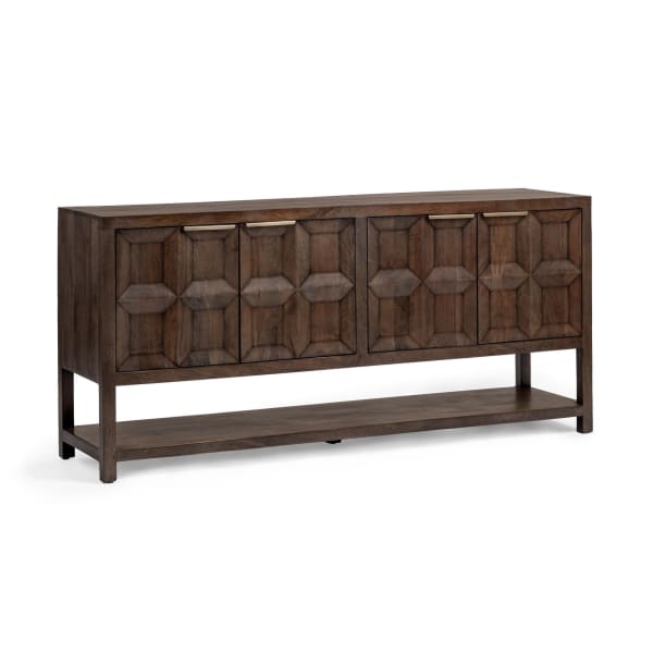 Costa - 4 Door Cabinet - Brown