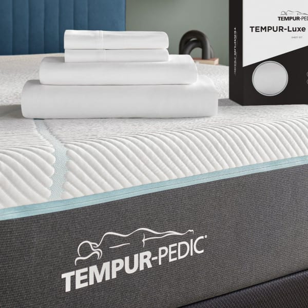 Linens - Tempur Luxe Egyptian Cotton Sheet Set - White - Split King