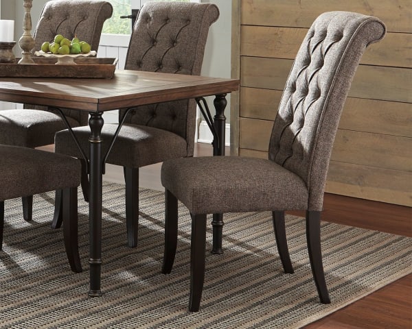Tripton - Graphite - Dining UPH Side Chair (Set of 2)