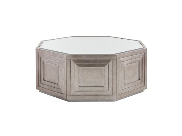 Ariana - Rochelle Octagonal Cocktail Table - Gray