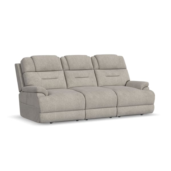 Zofa - Power Sleep Sofa With Power Headrests & Lumbar - Shell