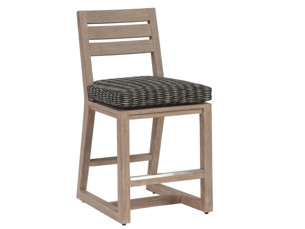 Stillwater Cove - Counter Stool - Light Brown / Black