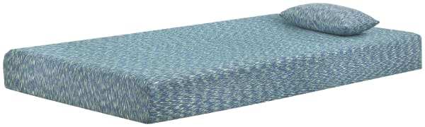 Ikidz - Blue - Twin Mattress And Pillow Set of 2