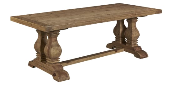 Manor House - Trestle Table - Brown