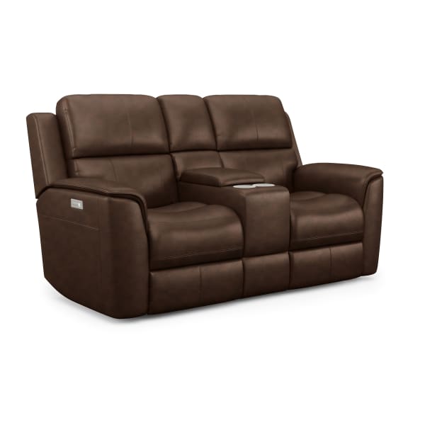 Henry - Power Reclining Loveseat with Console & Power Headrests & Lumbar