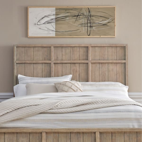 Proximity Place - King Panel Headboard - Brown