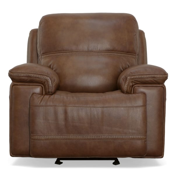 Fenwick - Power Gliding Recliner With Power Headrest - Cognac
