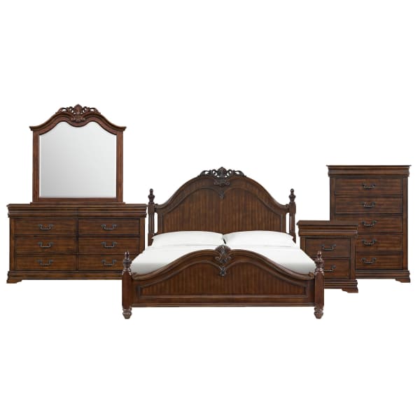 Northridge - King 5 Piece Bedroom Set - Cherry