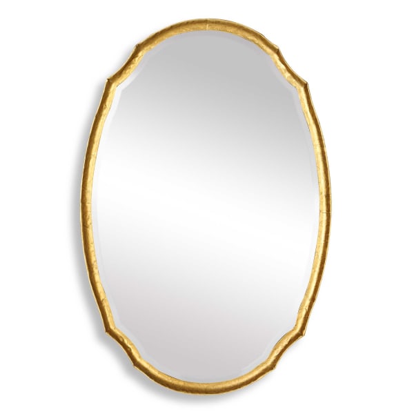 Mirror - Lightly Antiqued Gold