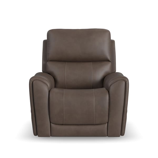 Carter - Power Lift Recliner With Power Headrest, Lumbar, Heat & Massage - Cappuccino