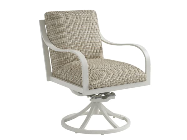 Sand Dune - Swivel Rocker Dining Chair - Beige