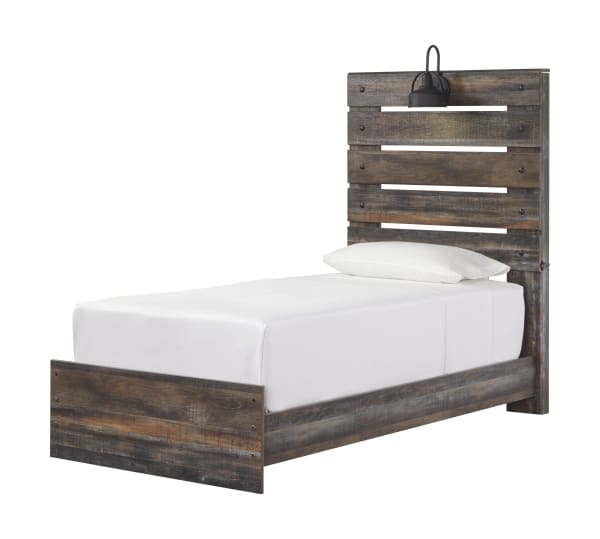 Drystan - Brown / Beige - Twin Panel Bed