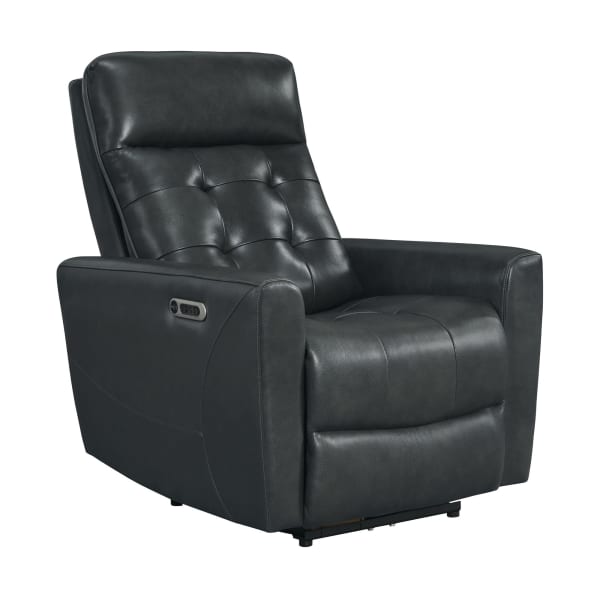 All Star - Power Recliner With Power Headrest & USB - Jazz Charcoal