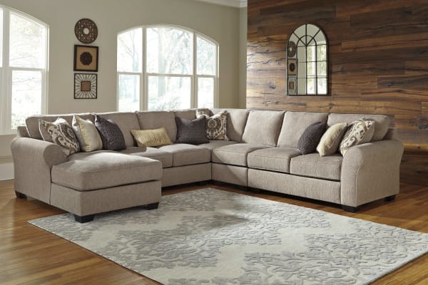 Pantomine - Driftwood - Left Arm Facing Corner Chaise 5 Pc Sectional