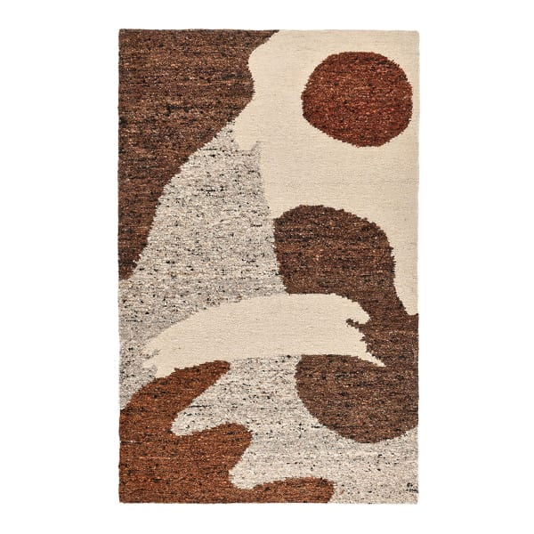 Hesperia - 5' x 8' Area Rug - Rust Multi