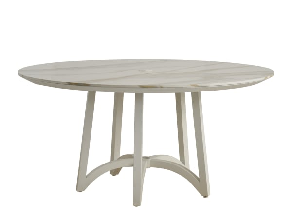 Sand Dune - Round Dining Table - Gray