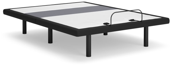 Best Base With Lumbar And Audio - Charcoal Gray - Queen Adjustable Base