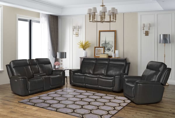 Burbank - Recliner-Wall Prox. With Power Headrest With Lumbar - Dark Brown