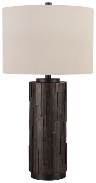 Makya - Black - Poly Table Lamp (Set of 2)