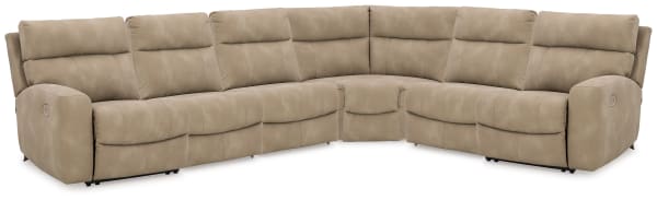 Next-Gen DuraPella - Sand - 6-Piece Power Reclining Sectional