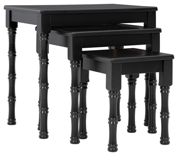 Dasonbury - Black - Accent Table Set (Set of 3)
