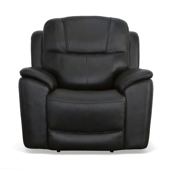 Crew - Power Recliner With Power Headrest & Lumbar - Raven