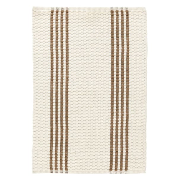 Performance Sorrento Stripe - Performance Rug - Ivory/White