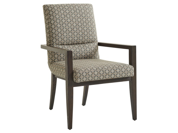 Park City - Glenwild Upholstered Arm Chair - Dark Brown