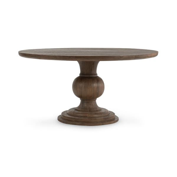 Hera - Mango Wood 60" Round Dining Table - Pecan Brown