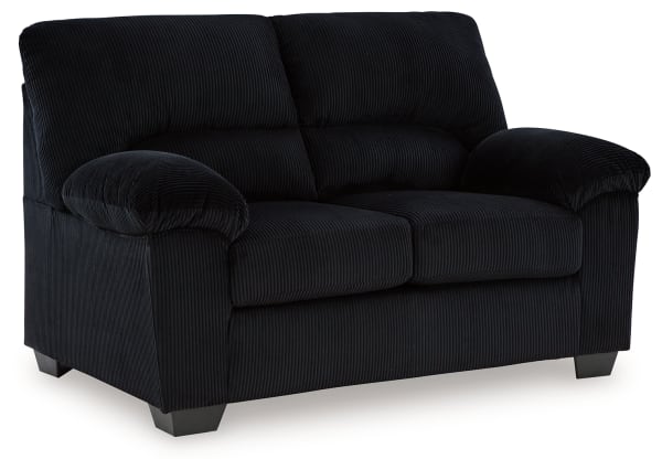 SimpleJoy - Loveseat - Onyx