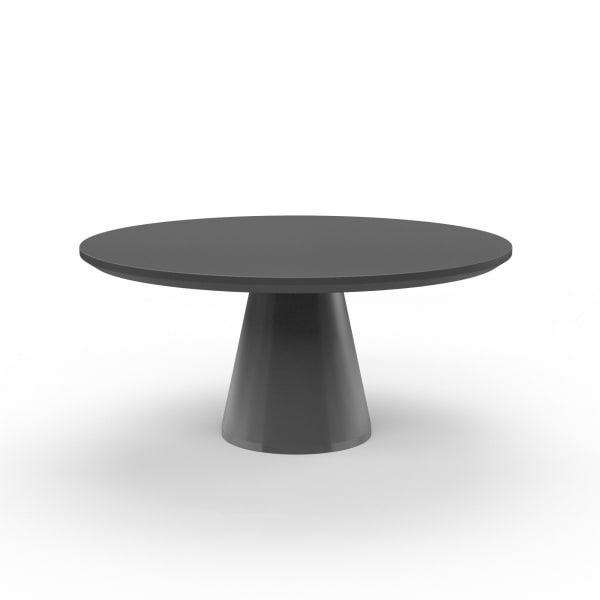 Bazaar - Pedestal Dining Table - Gray