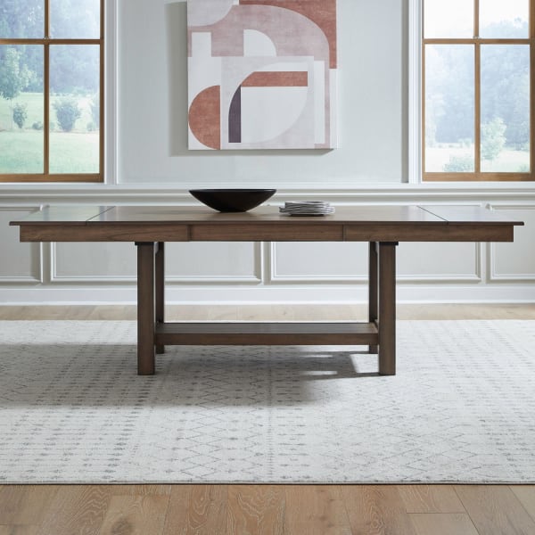 Brook Bay - Trestle Table - Brown