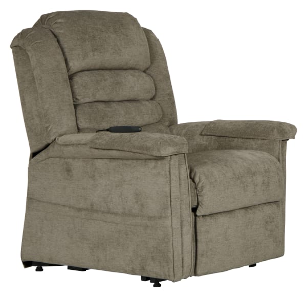 Invincible - Pow"r Lift Full Lay-Out Chaise Recliner - Bamboo