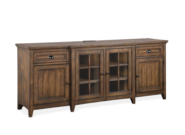 Bay Creek - 80" Entertainment Console - Toasted Nutmeg