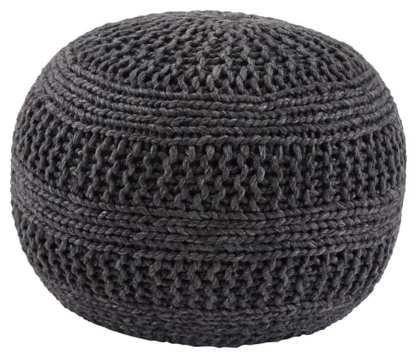 Benedict - Charcoal - Pouf