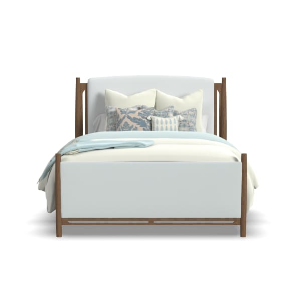 Verona - Queen Upholstered Bed - White