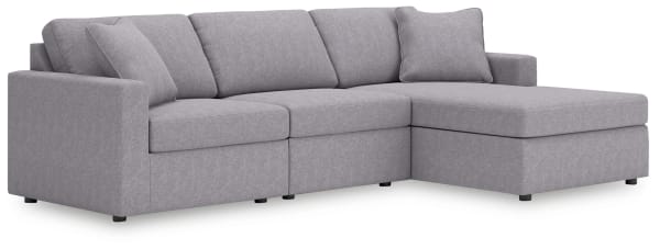 Modmax - Granite - 3-Piece Sectional With Raf Corner Chaise