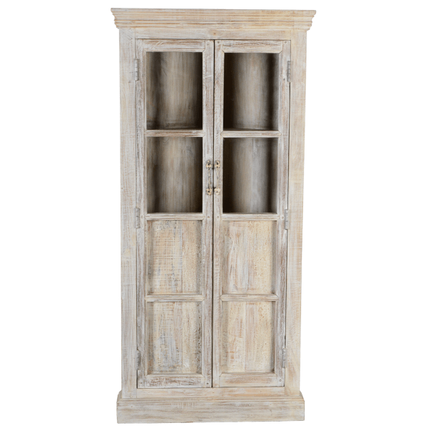 Wood Corner Almirah - Beige