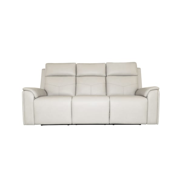 Vernon - Power Reclining Sofa With Power Headrests, Lumbar, Heat & Massage - Dove Gray