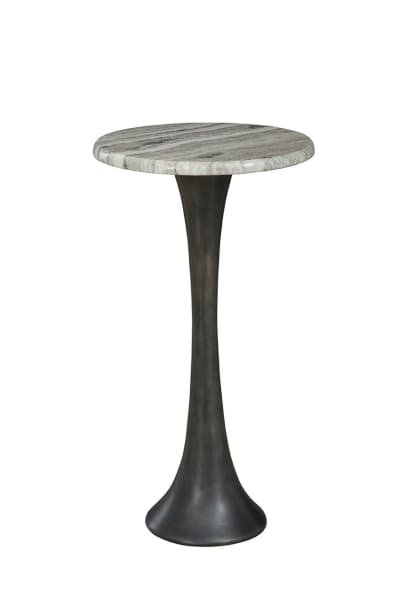 Trumpet - Martini Table - Pearl Silver / Black