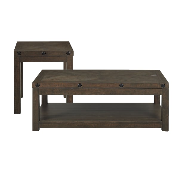 Colorado - Occasional 2 Piece Set With Coffee & End Table - Charcoal