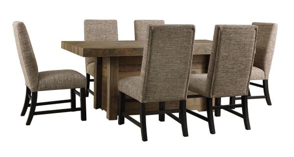 Sommerford - Dark Brown - 7 Pc. - Dining Table, 6 Side Chairs