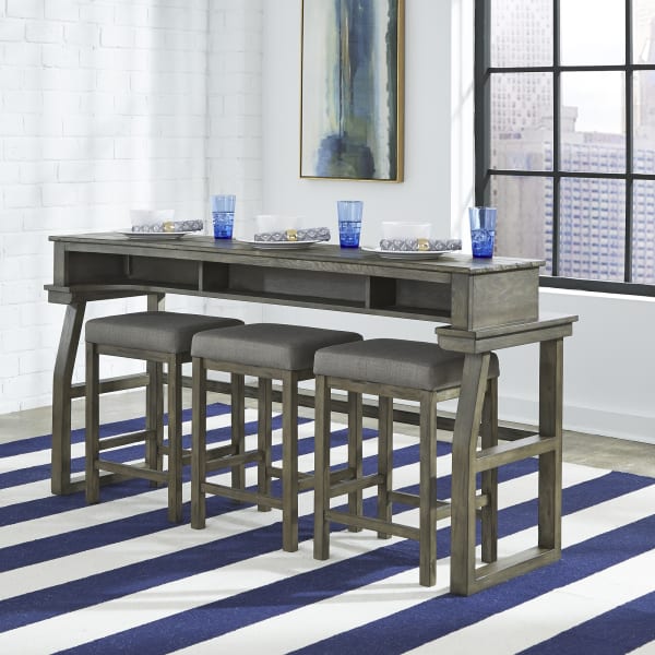 Hayden Way - 4 Piece Dining Room Set - Gray Wash