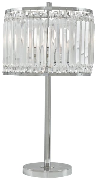 Gracella - Chrome Finish - Metal Table Lamp 