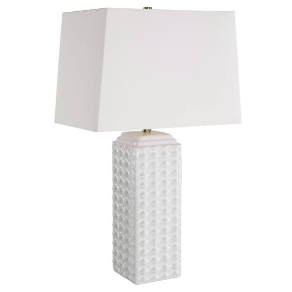 Table Lamp - Gloss White - Ceramic
