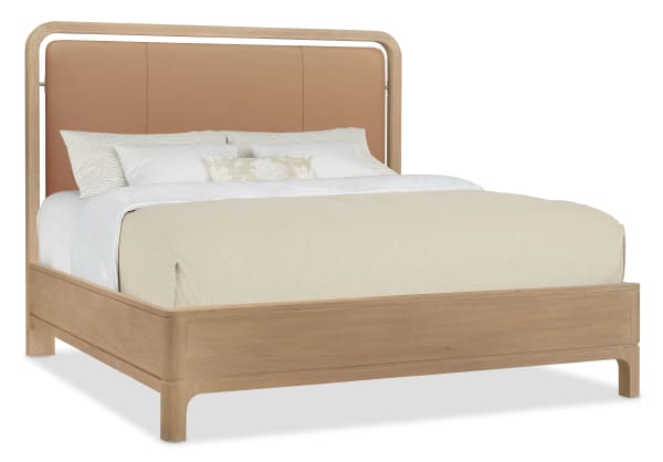 Banyon Bay - King Panel Bed - Desert Oak Brown